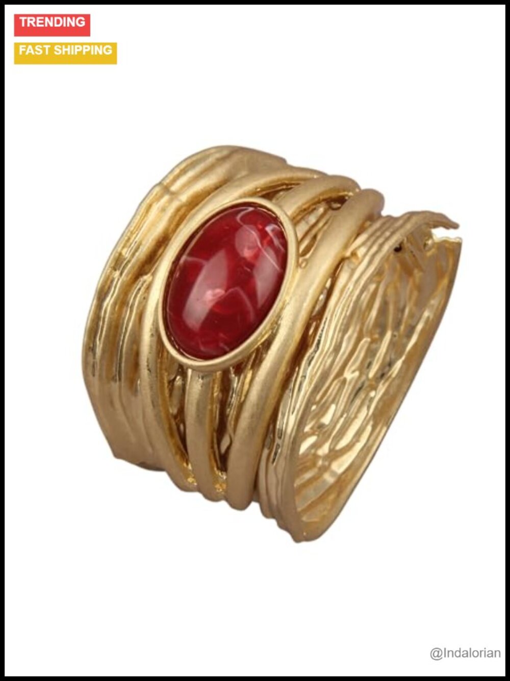 Chunky Cuff Bracelet Statement Bangle for Women